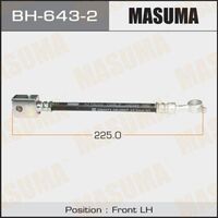 Шланг Тормозной Пер. Nissan Skyline, Ex37, V36, J50 Lh (Masuma BH-643-2)