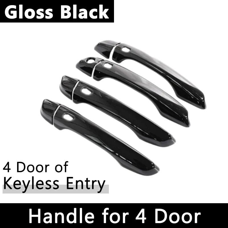 Чехлы на дверные ручки с левым рулем для Peugeot 508 MK2 R83 2019 2020 2021 2022 4 keyless Entry
