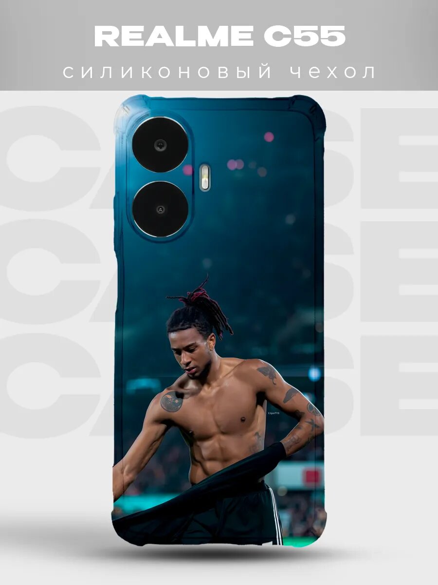 Чехол на Realme C55 Неймар футбол