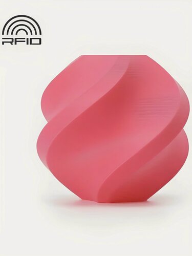 Изображение товара Филамент PLA Basic Hot Pink (10204) без катушки пластик Bambu Lab для 3D принтера 1 кг