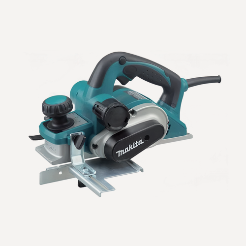 Изображение товара Рубанок Makita KP0810C синий/черный, профессиональный, электрический, 1050Вт, 25мм, 2 ножа