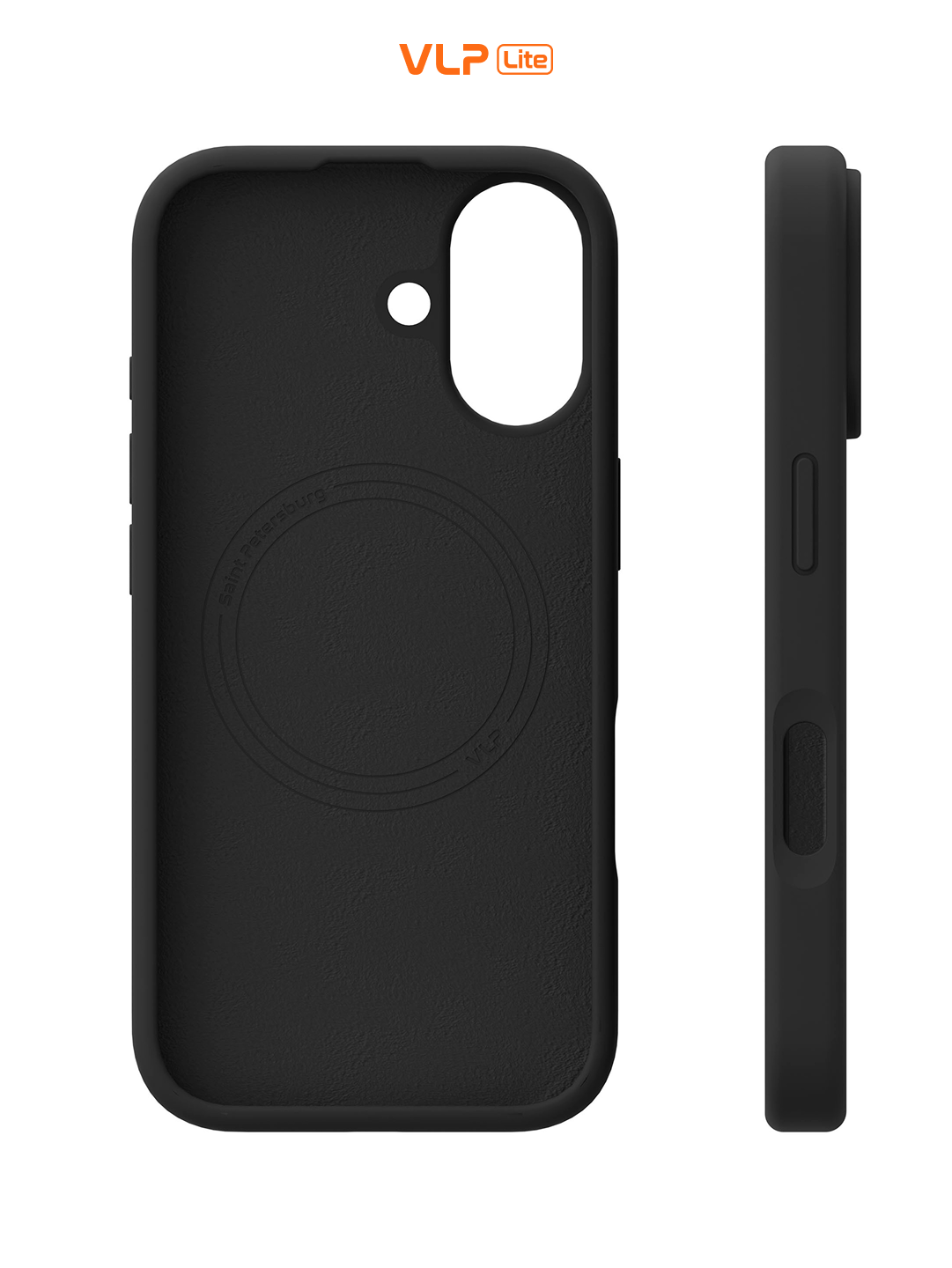 Чехол защитный VLP LITE Mist Case с MagSafe для iPhone 17, черный — фото 1