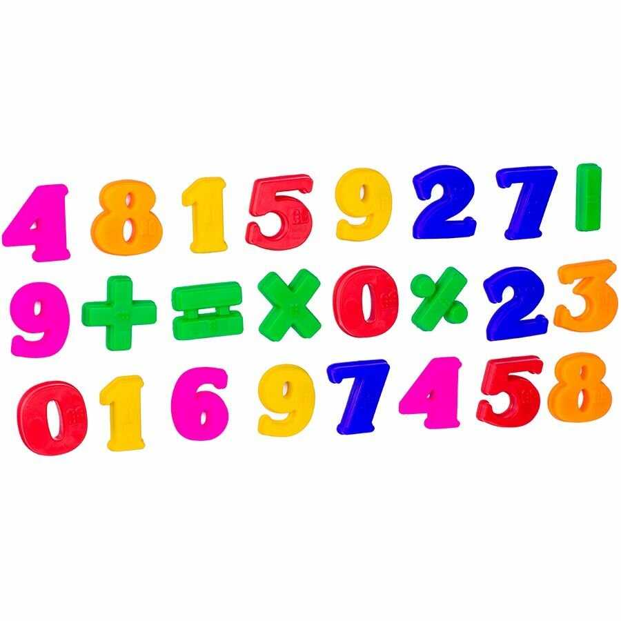 Магнитный цифровой набор цифры 20 шт. тип 3 — фото 1