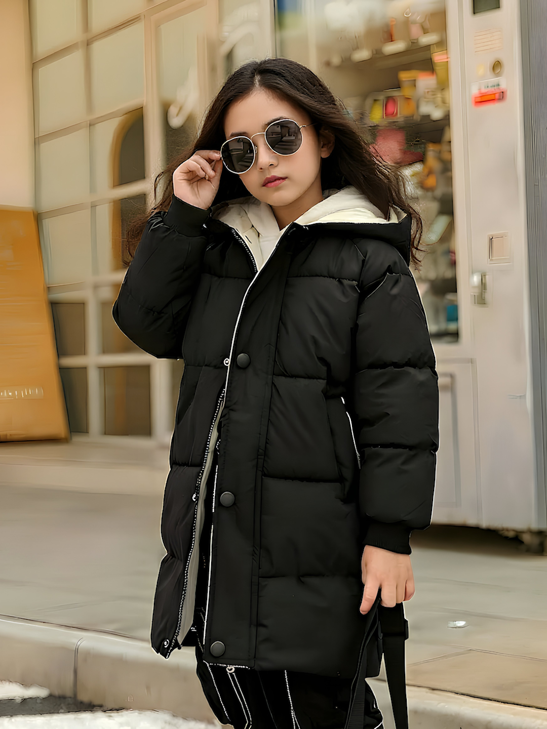 Куртка, размер 130, черный — фото 1