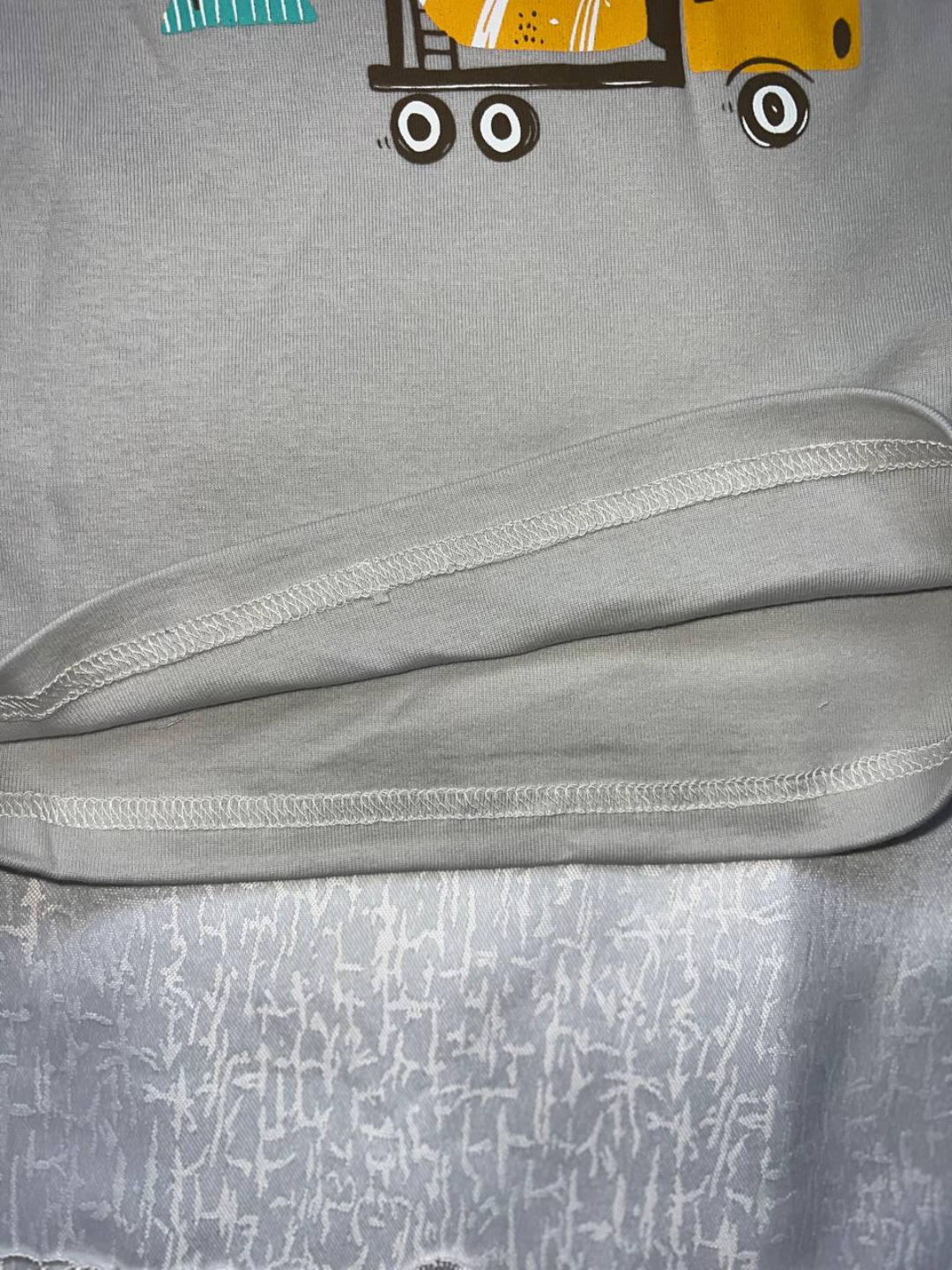 Майка  5, комплект из 5 шт., размер 3-6, серый — фото 1