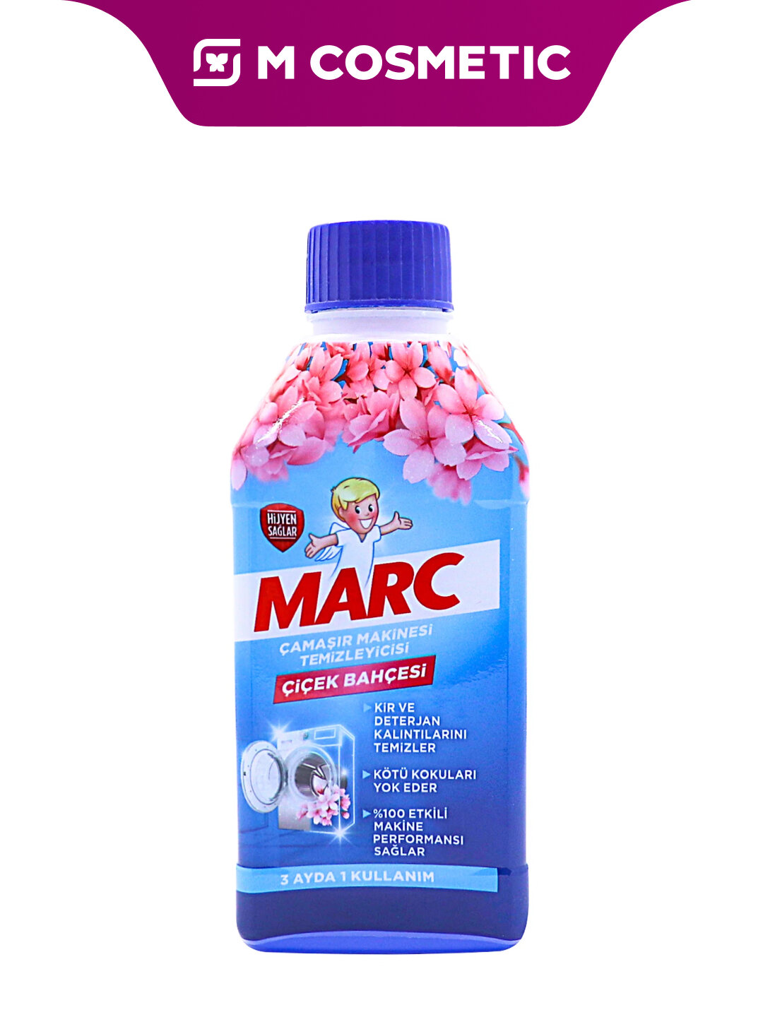 Очиститель стиральных машин MARC "Цветочная свежесть", 250 мл