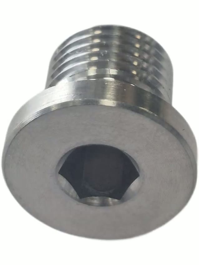Заглушка М12*1,25 нержавеющая сталь — фото 1