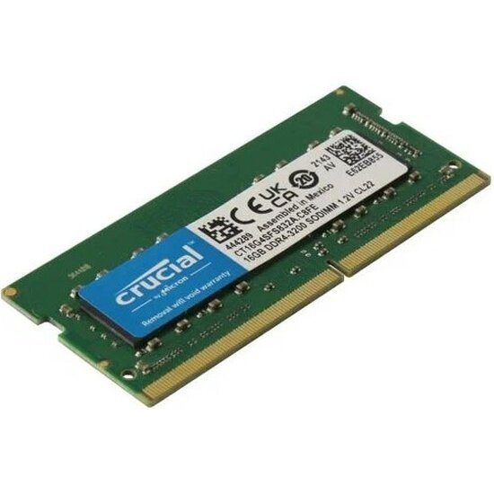 Crucial 32GB Kit (2 x 16GB) DDR4-2400 SODIMM — купить по низкой