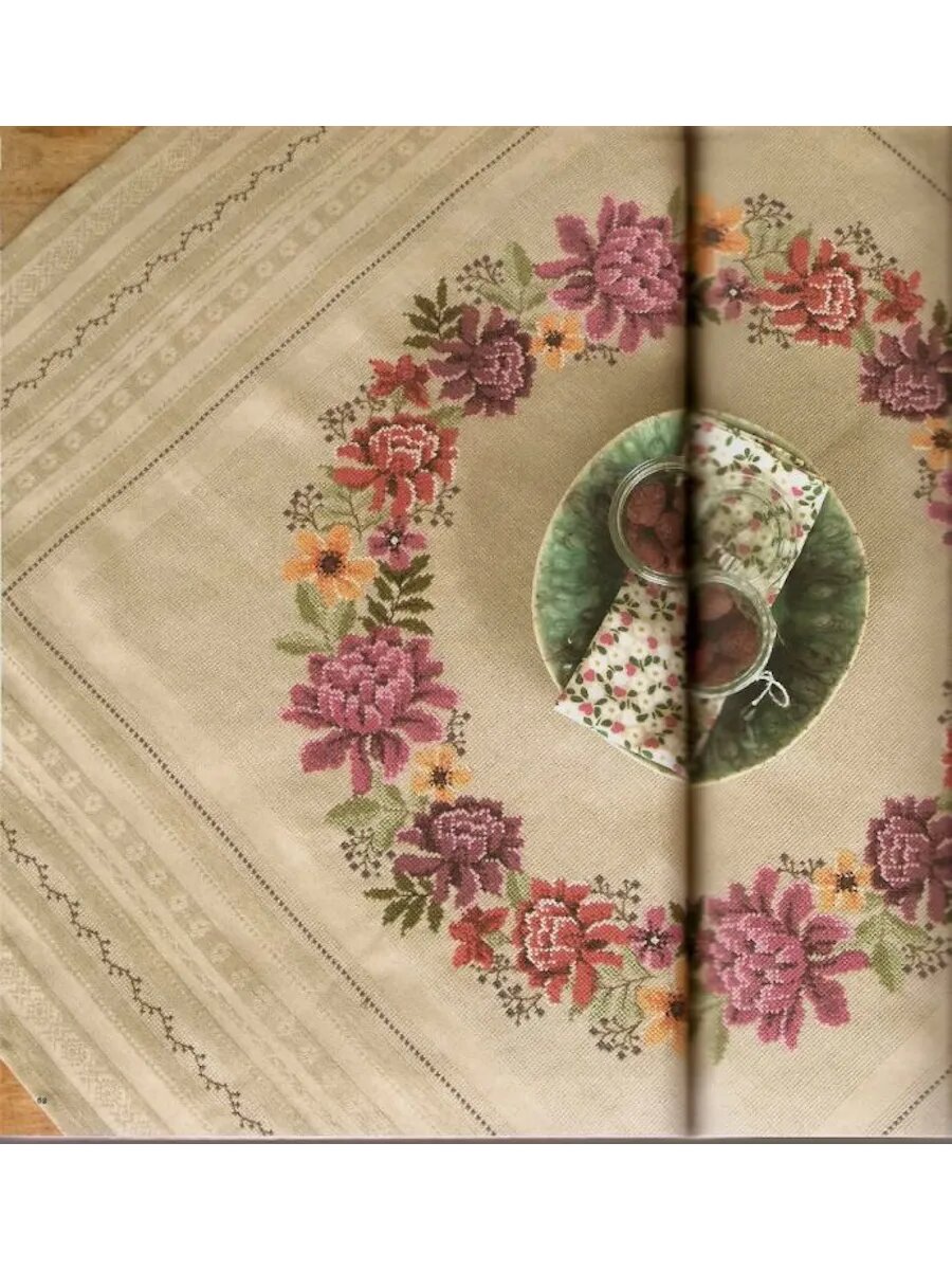 Набор для вышивания крест салфетка __х__ — фото 1