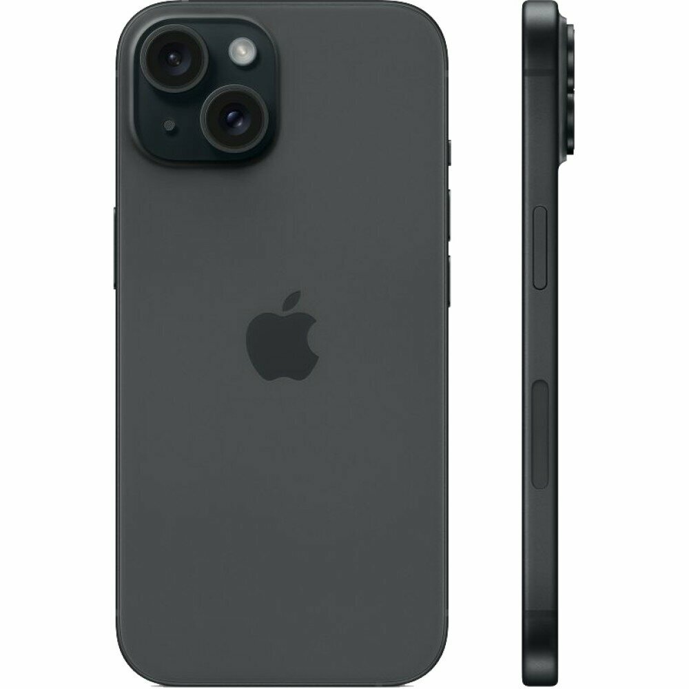 Смартфон Apple iPhone 15 128GB Черный (1 SIM+1 ESIM). Новый. — фото 1