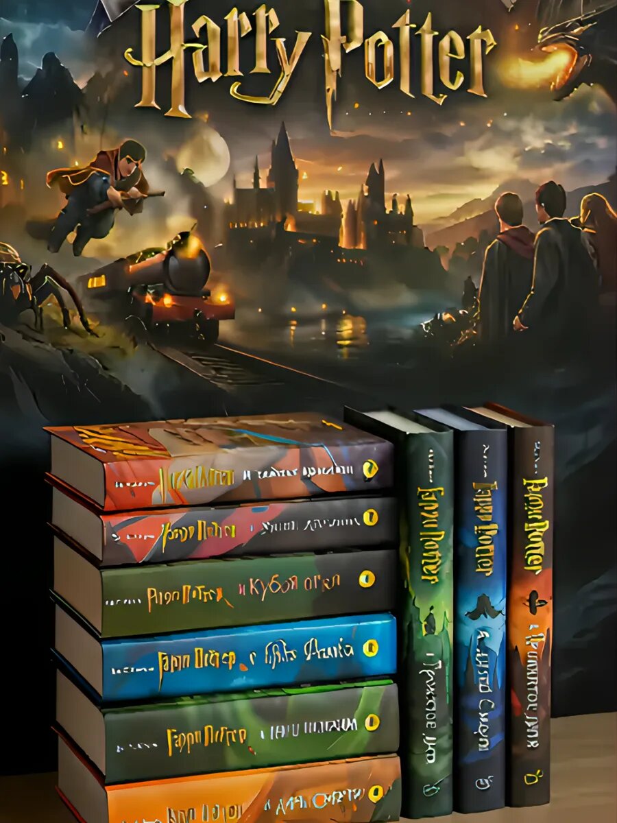 Гарри Поттер от Росмэн, 8 книг в подарочной коробке