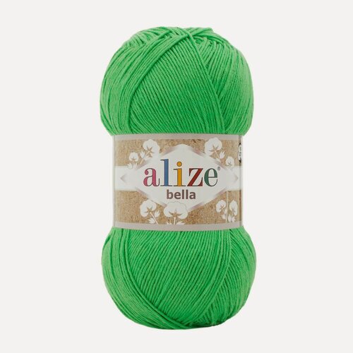 Изображение товара Пряжа Alize Bella 100 455 (5 мотков по 100гр/360м) ярко-зеленый
