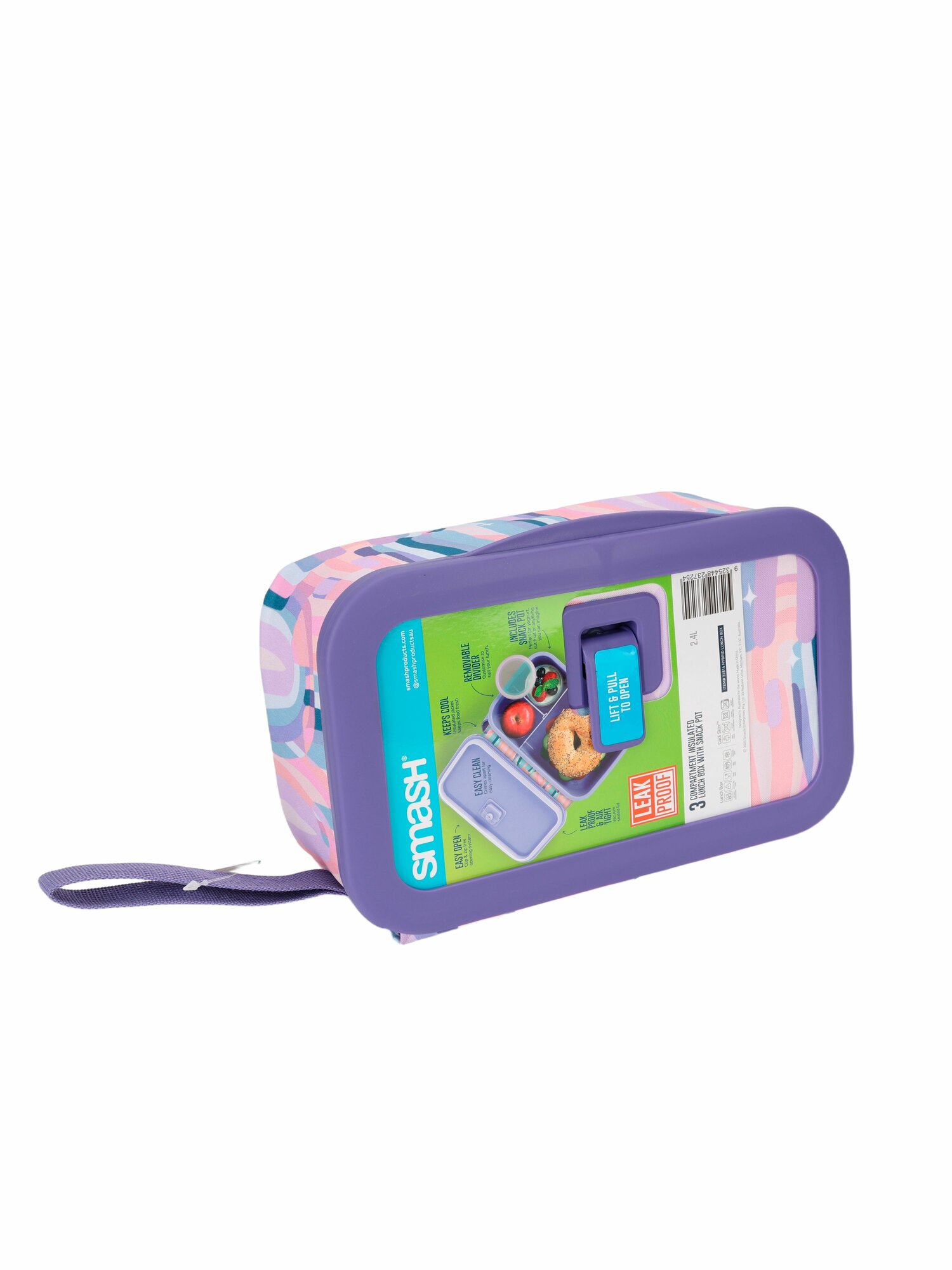 Ланч-бокс Smash с термоизоляцией 2.4л фиолетовый 31814