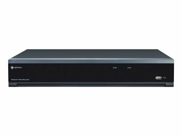 Optimus NVR-8162 IP-видеорегистратор 16-ти канальный, до 8Мп, HDMI до 3840х2160 (UHD), 2х HDD SATA до 10Тб каждый