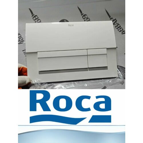 фото Кнопка клавиша смыва для инсталляции roca active pl b01 белый (78901170b0)