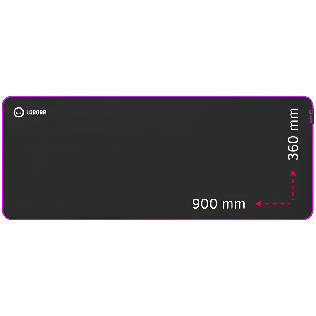 Игровой коврик для мыши Lorgar GMP319 RGB Large Gaming Mouse Pad