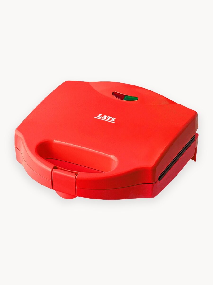 Вафельница орешница LATS LT-101, красная