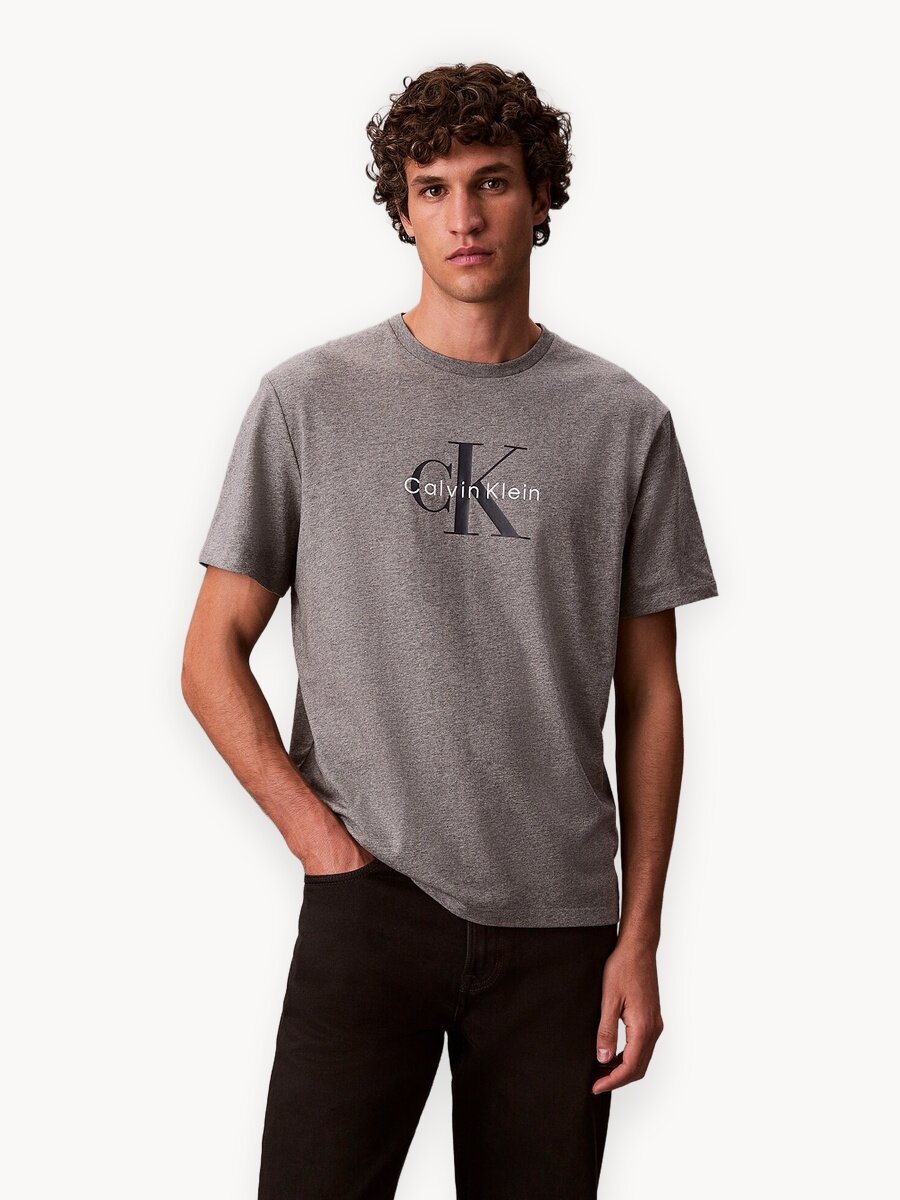 Футболка Calvin Klein Jeans, размер L, серый