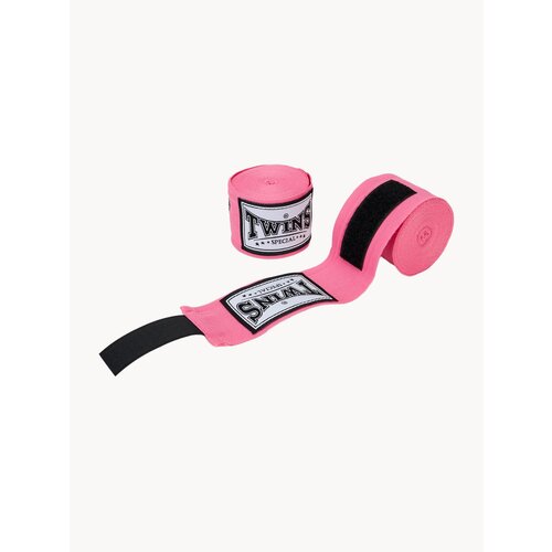 Боксерские бинты Twins Special CH5-PK (хлопок) розовые, длина 4.5 м