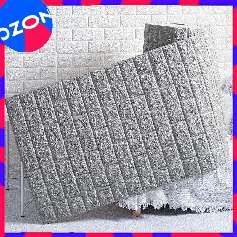 Отбойная Доска для Стен Самоклеящиеся Мягкие 3D Панели 70 см x 1 м для Жилых и Нежилых Помещений