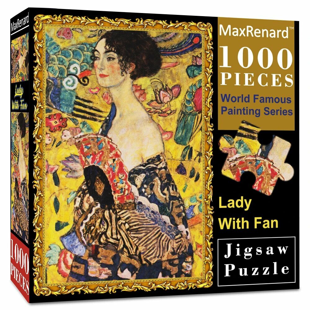 MaxRenard Пазл Клиmt Lady с веером 1000 шт.