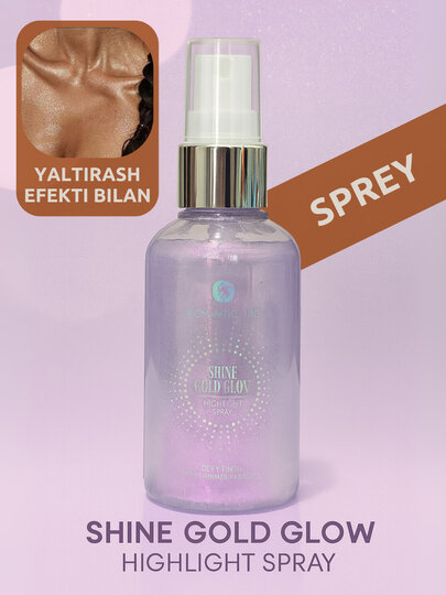 Спрей - шиммер для тела Romantic Bird, Shine Gold Glow, 60 мл — фото 1