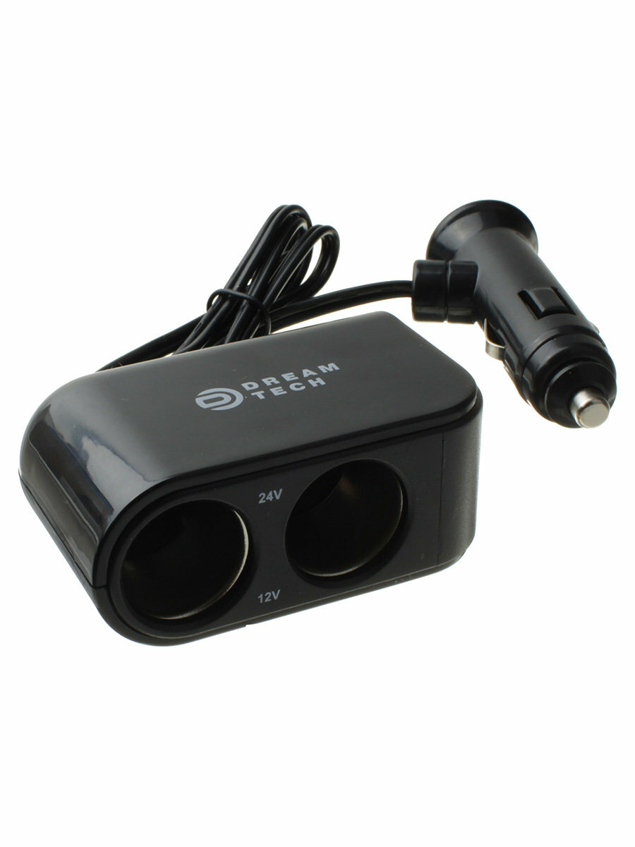 Разветвитель автоприкуривателя Dream WF-102 2в1 2USB гнезда 5В 3А