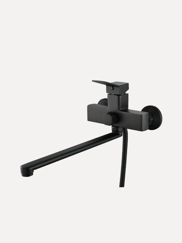 Изображение товара Смеситель для ванны, эко-алюминий, чёрный A1263H