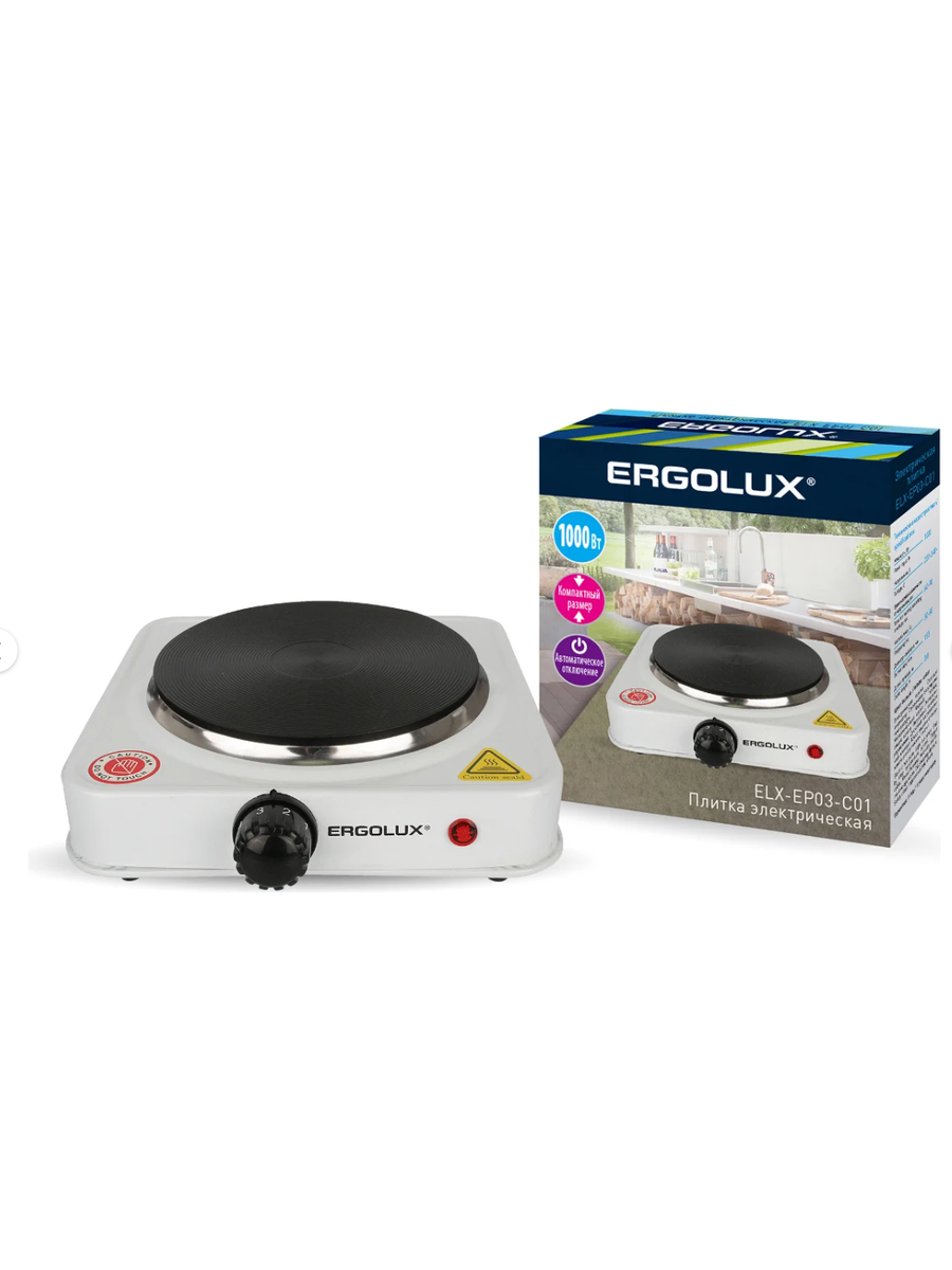 Электроплитка Ergolux ELX-EP03-C01 13438