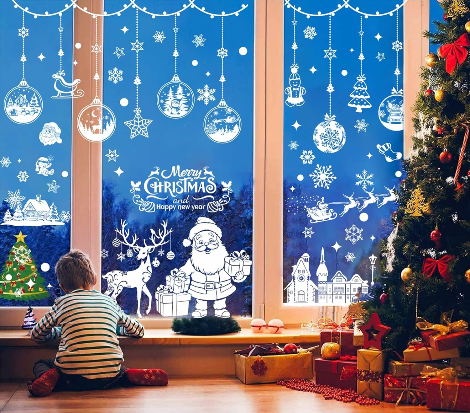 Трафарет для декора стен, окон