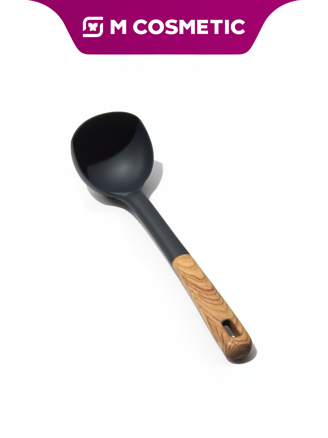 ASIA POSUDA Пластиковый половник «Евро», удобный кухонный инструмент для супов, соусов и бульонов, прочный и лёгкий