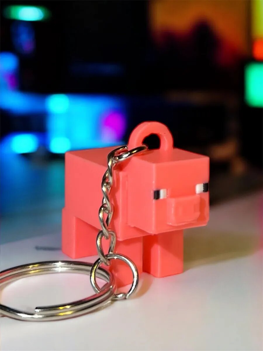 Брелок 3DESHKA, розовый — фото 1