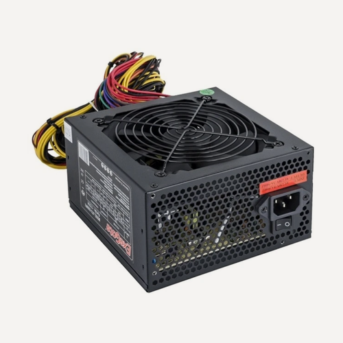 Изображение товара Блок питания ExeGate ATX-500NPX, 500 Вт, 1х120 мм, ATX 2.3, 20+4 pin, черный