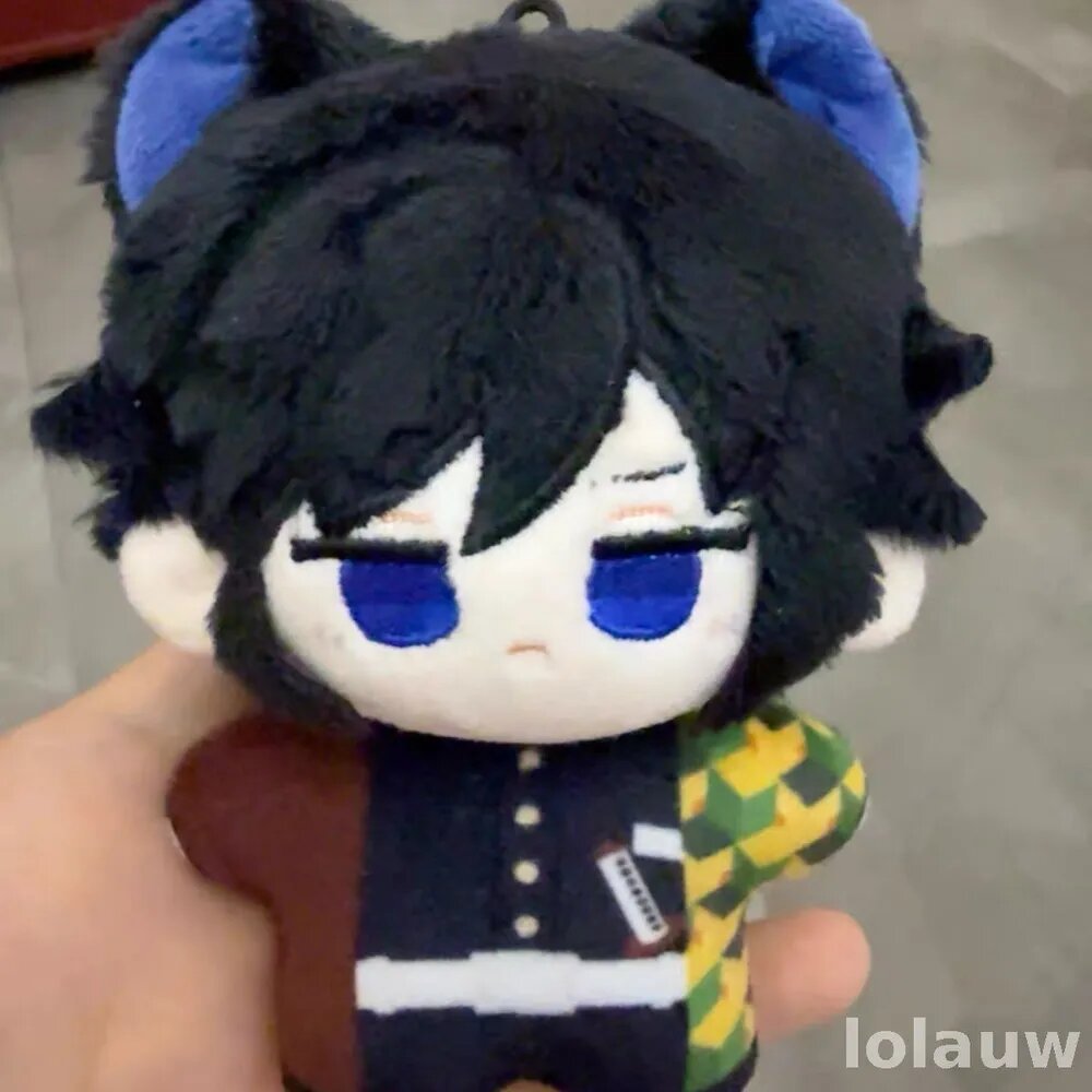 Игрушка мягкая Клинок, Рассекающий Демонов Гию Томиока, Demon Slayer Kimetsu no Yaiba Tomioka Giyuu мягкие игрушки аниме 10СM