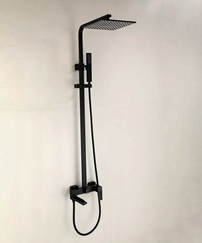 Изображение товара Душевая система от бренда Hansen с тропическим душем из латуни HL33095-C черный