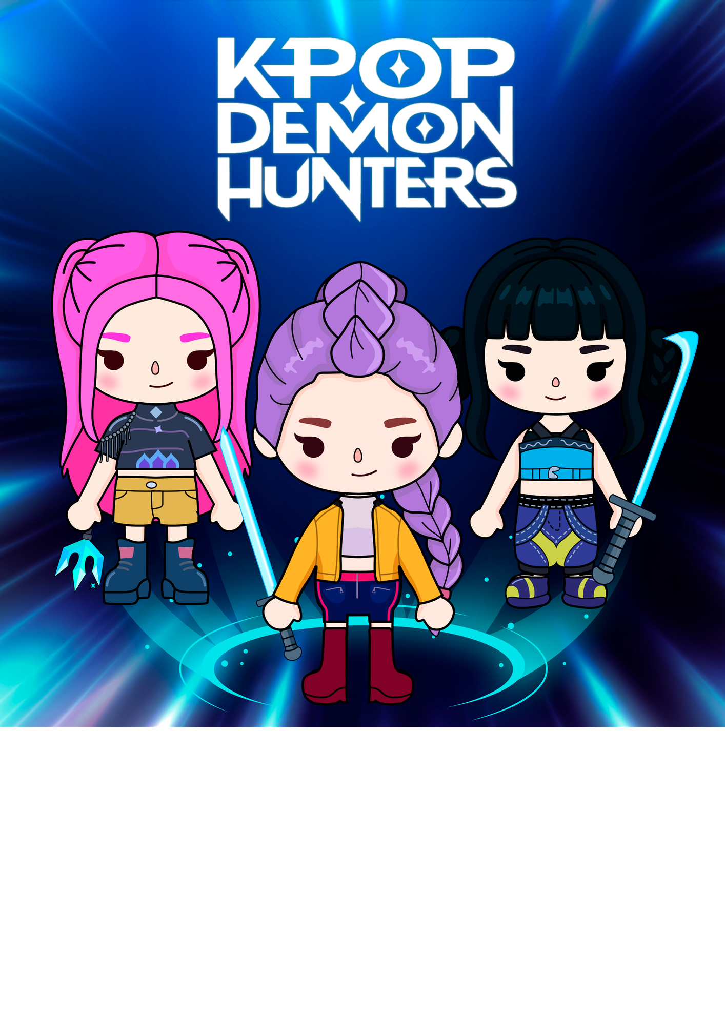 Развивающая игровая книга квест фэнтези про охоту на демонов в стиле Demon Hunter для детей 7–10 лет, К поп