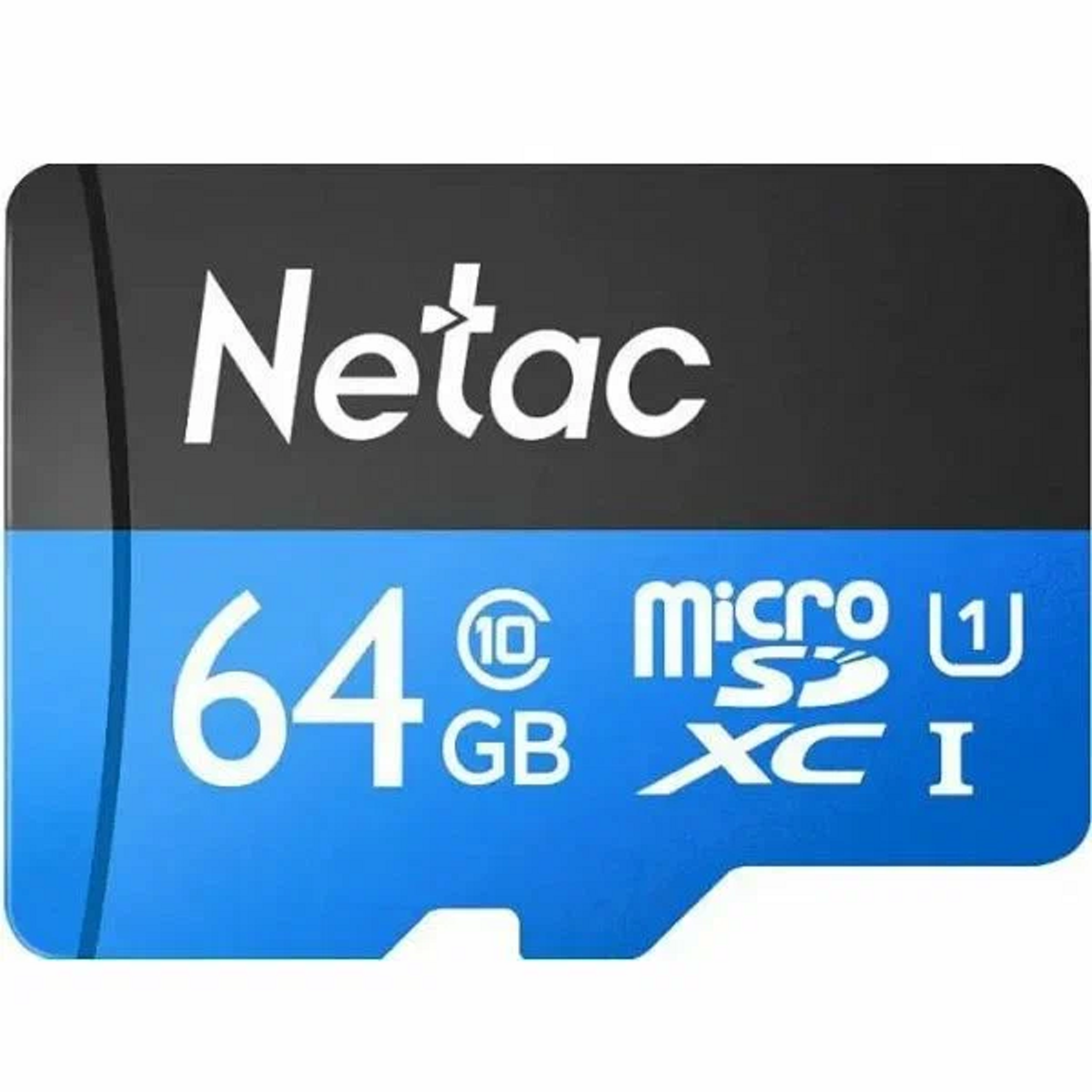 Карта памяти Netac NT02P500STN-064G-S, 64ГБ, microSDXC, Class 10