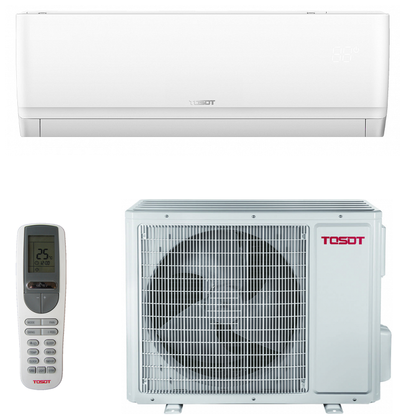 Сплит-система кондиционер TOSOT T09H-SNN2/I/T09H-SNN2/O серии Natal площадь 27 м2