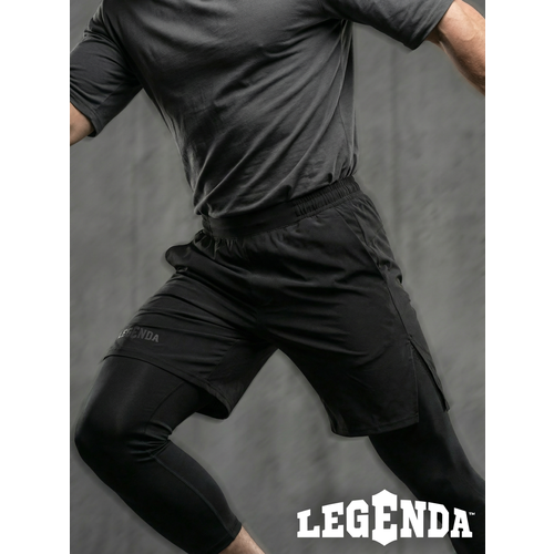 фото Шорты спортивные legenda gym, размер 4xl, черный