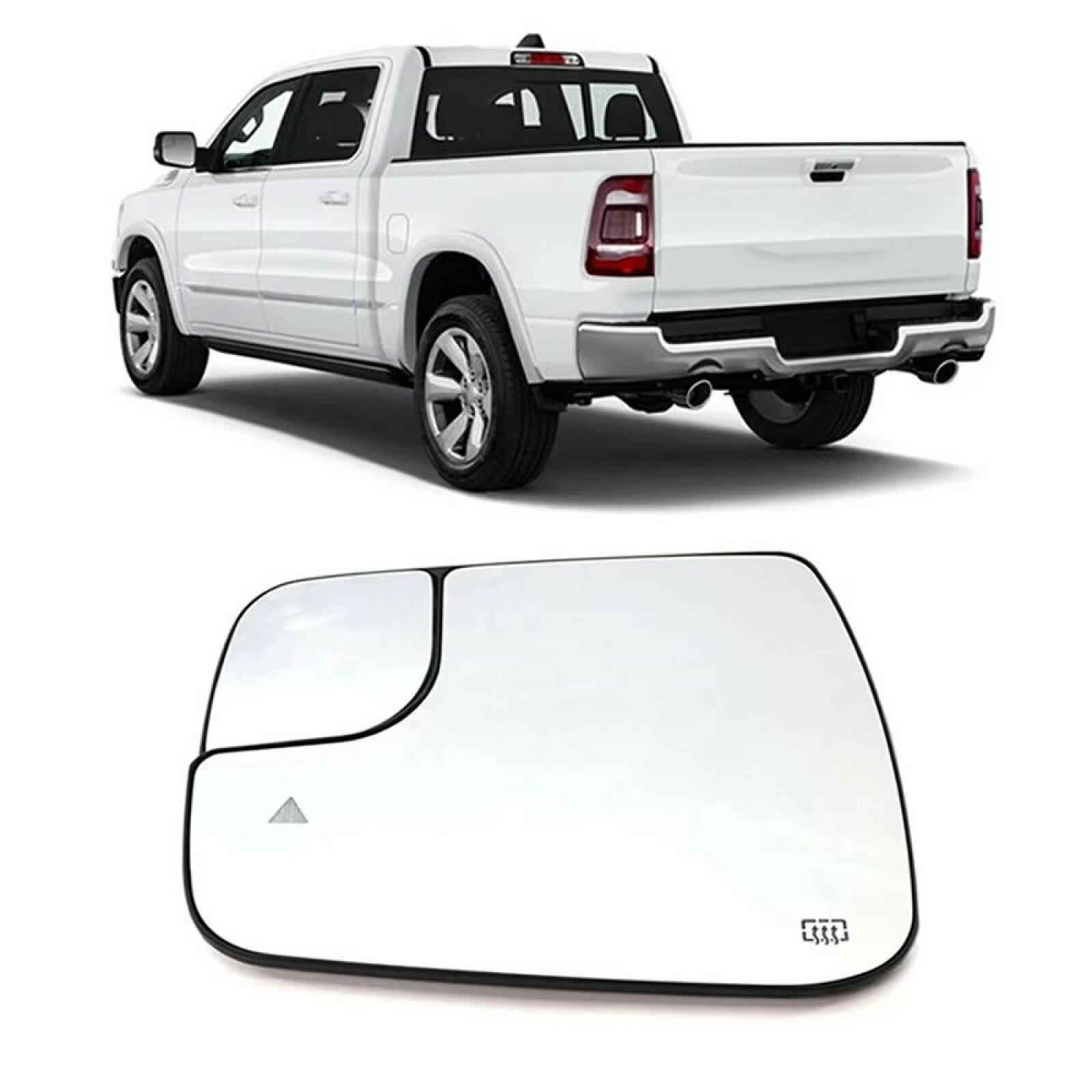 Слепая зона левого зеркала с обогревом MyPads для Dodge Ram 1500 2500 2019-2022