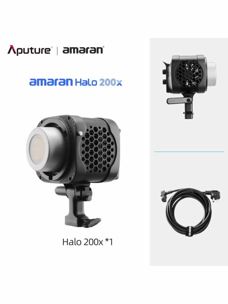 Aputure amaran Halo 200x, живое видео, заполняющее свет, живая фотосъемка