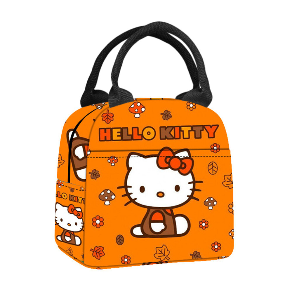 Сумка для ланча Hello Kitty, термоизолированная, полиэстер + алюминиевая фольга, 20x21x11.5 см, 100 г