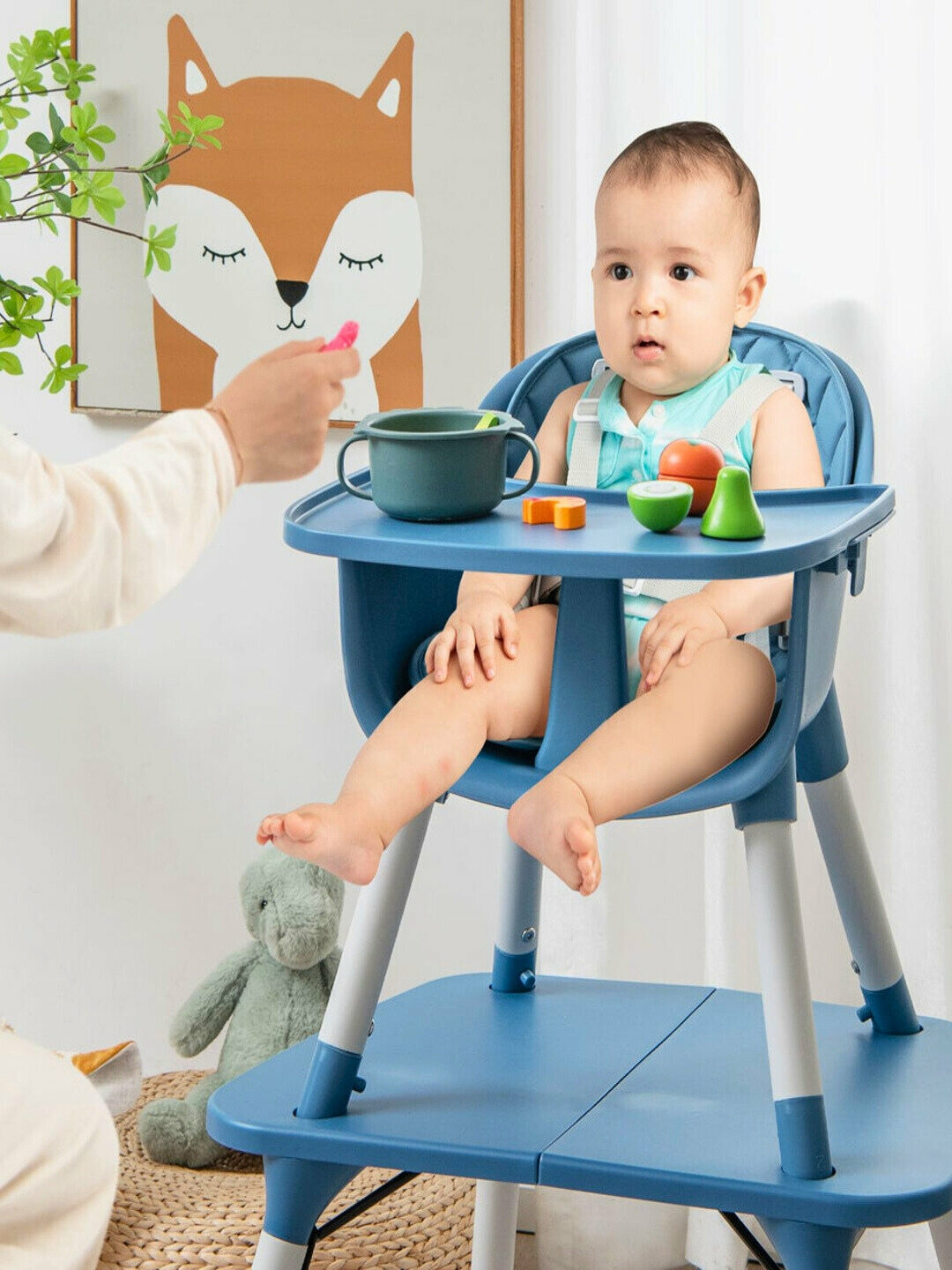 Стульчик для кормления ребенка 3 в 1, настольный стул и игровой стул