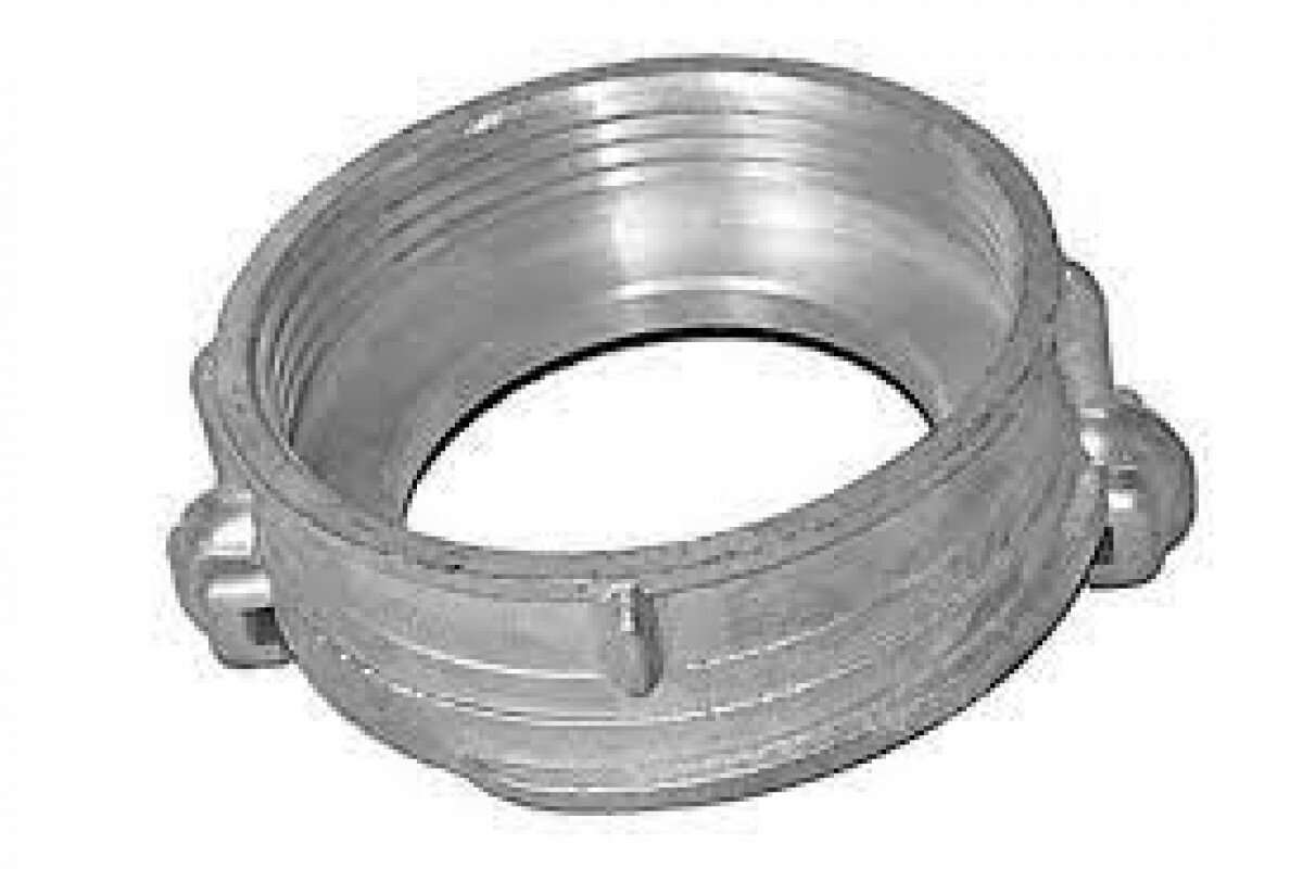 Головка пожарного рукава ГМВ-100  внутренняя резьба муфтовая 10 см серая