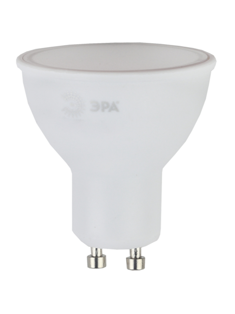 Лампочка светодиодная ЭРА 6Вт, 480Лм, 4000К, GU10, нейтральный белый свет, софит
