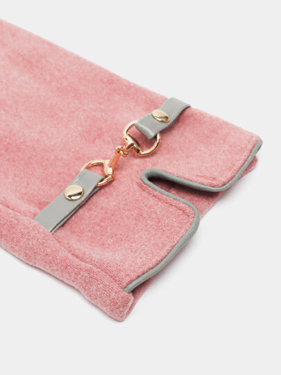 Перчатки  для девочек и женщин, размер one size, розовый — фото 1