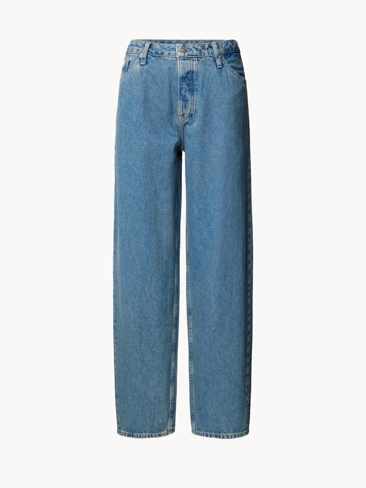 Джинсы широкие Calvin Klein Jeans, размер 27 JEAN, синий