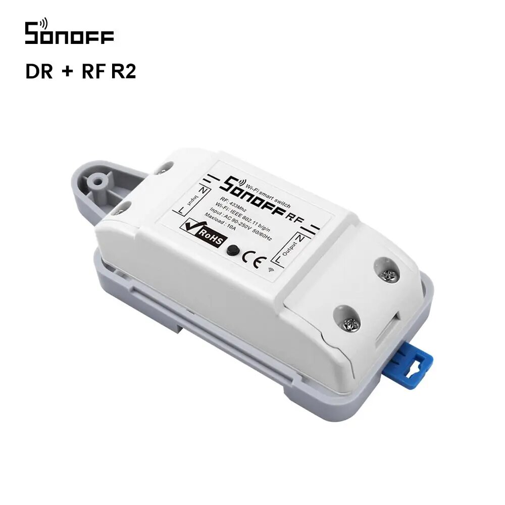 SONOFF DR+RF R2, цвет DR and RF R2