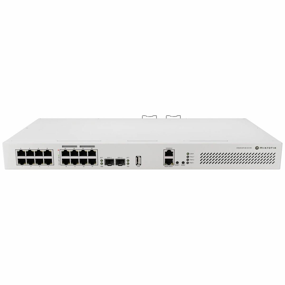 Роутер MIKROTIK CRS418-8P-8G-2S+RM, (CRS418-8P-8G-2S+RM)