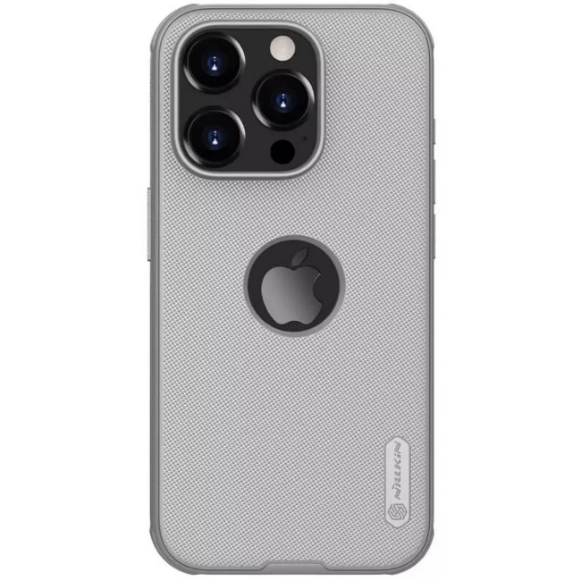 4020269 Nillkin Чехол Super Frosted Shield Pro, titanium gray, (iPhone15 Pro)